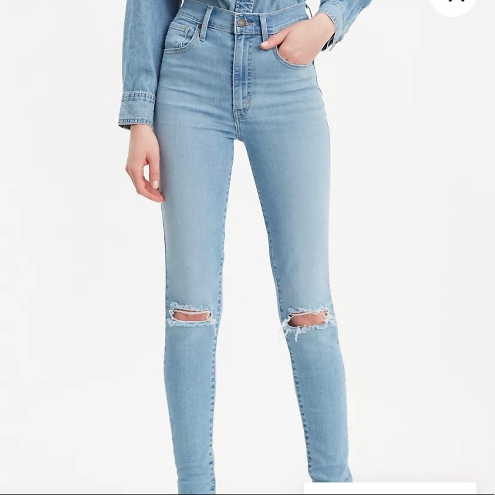 Brand new size 10 Levi’s Ultra high rise with hyperstretch sleek silhouette!